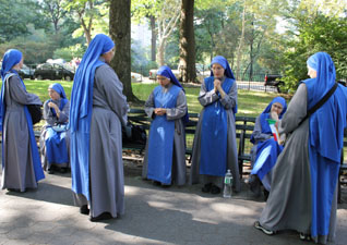 nuns in central park